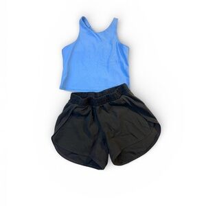 Girls Athletic Tank & Shorts Set